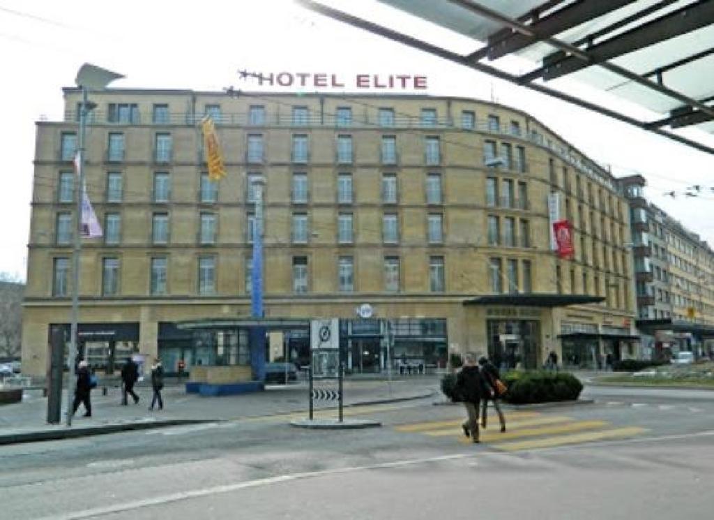 Art Deco Hotel Elite Biel Exterior foto